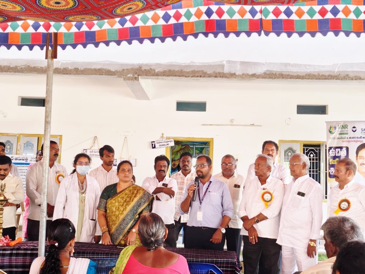 ఎన్టీఆర్ జిల్లా జి.కొండూరులో ఉచిత కంటి వైద్య శిబిరం మహాకూటమి నాయకులు
