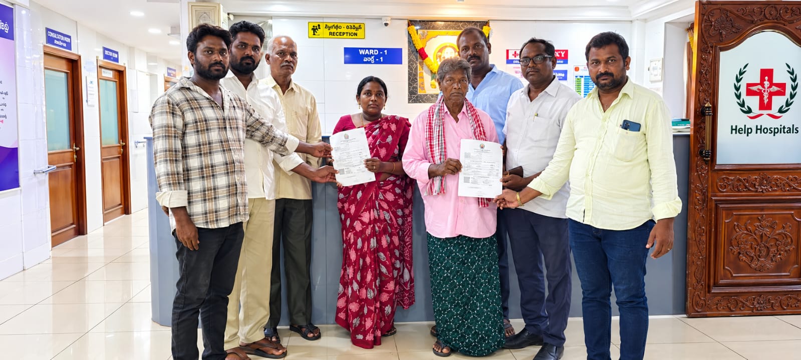 జి కొండూరు మండలం కవులూరు బాధ్యతలకు ఆసుపత్రిలోనే అందజేత మైలవరం నియోజవర్గ ఎమ్మెల్యే వసంత వెంకటకృష్ణ ప్రసాద్ గారు