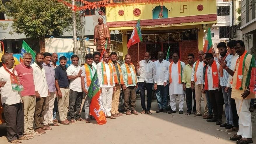 కుత్బుల్లాపూర్ లో సేవా జ్యోతి కలశ యాత్ర బైక్ ర్యాలీ