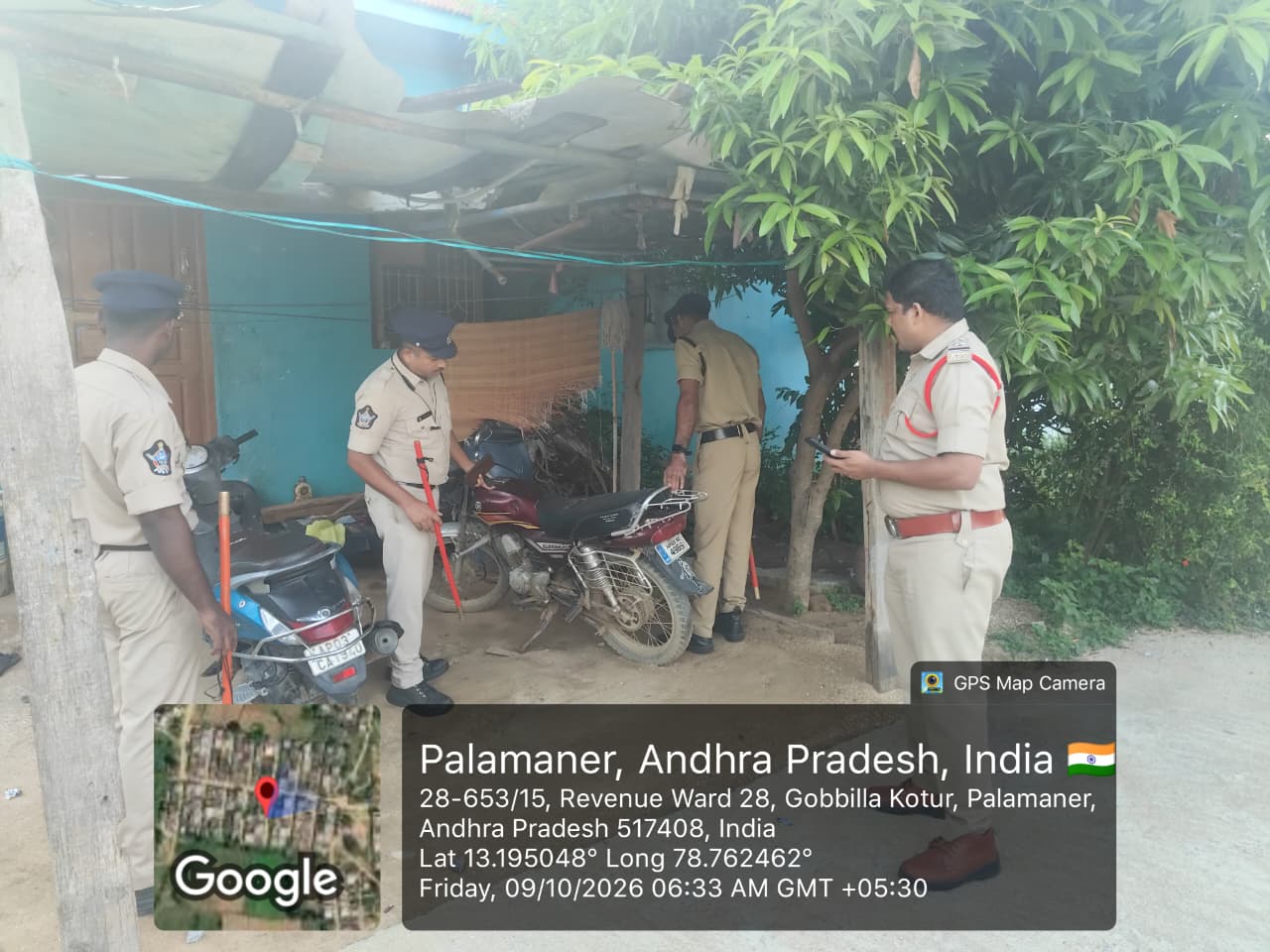 ఆపరేషన్ వజ్రప్రహార్’ గంటఊరు,ఇందిరమ్మ కాలనీలో పోలీసుల విస్తృత తనిఖీలు