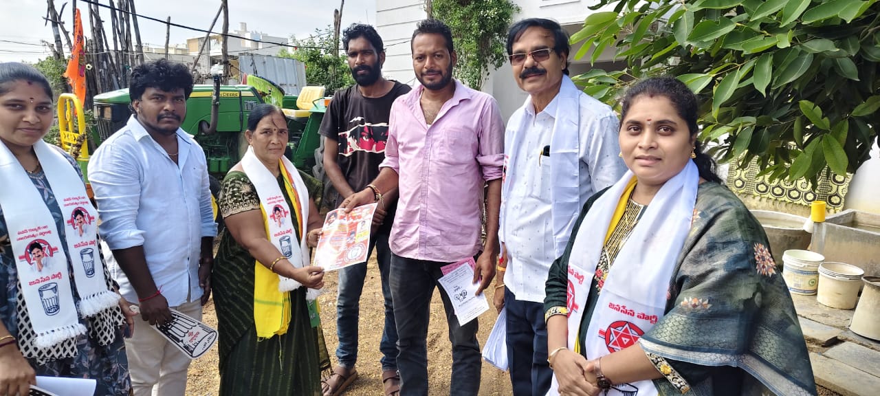 మైలవరం ఐదో సెగ్మెంట్ అభ్యర్థి జనసేన ప్రసారం ముమ్మరం మార్కెట్ చైర్మ