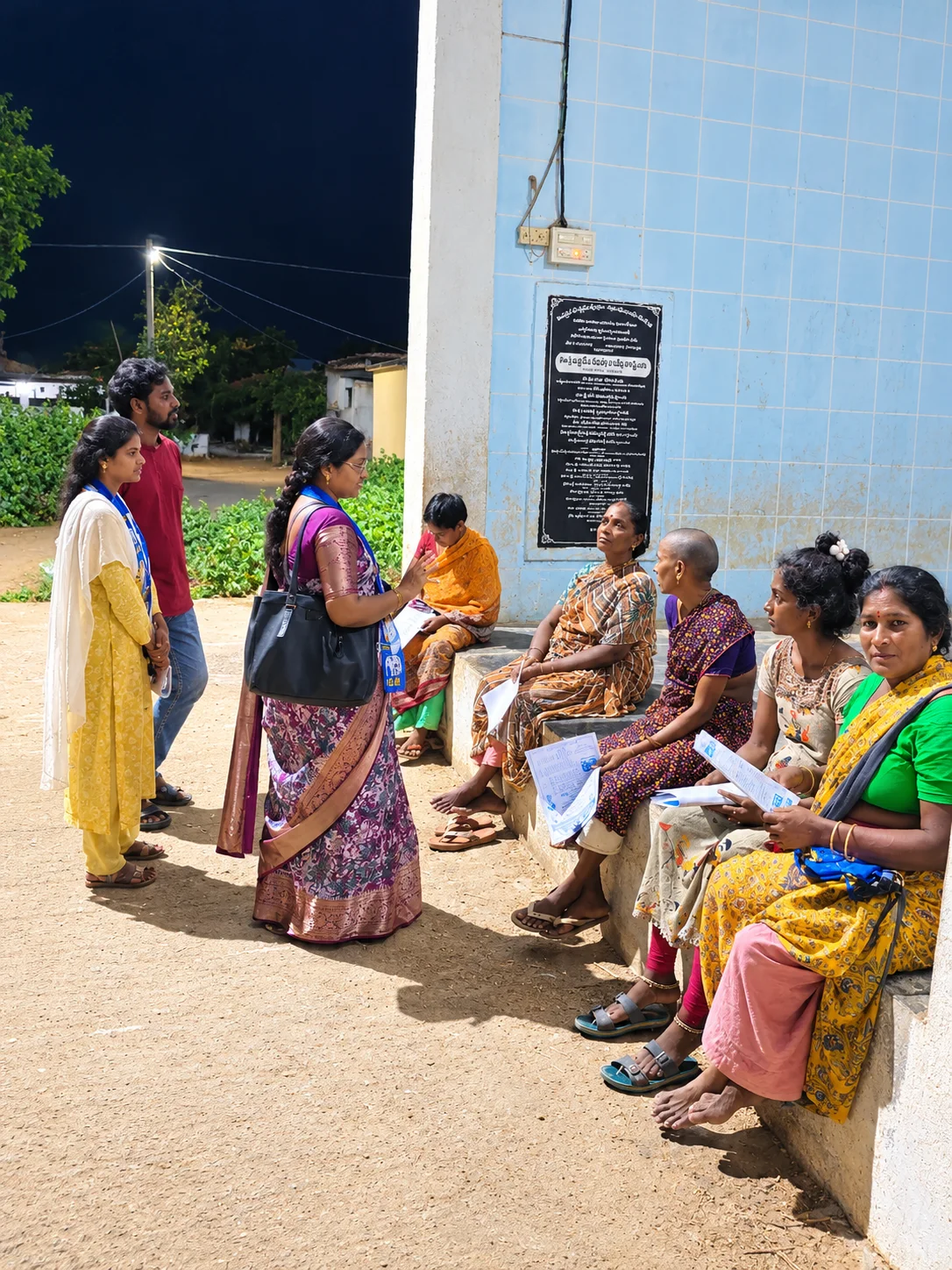 కలిగిరి మండలంలో బీఎస్పీ అభ్యర్థి పుష్పాంజలి ఎన్నికల ప్రచారం